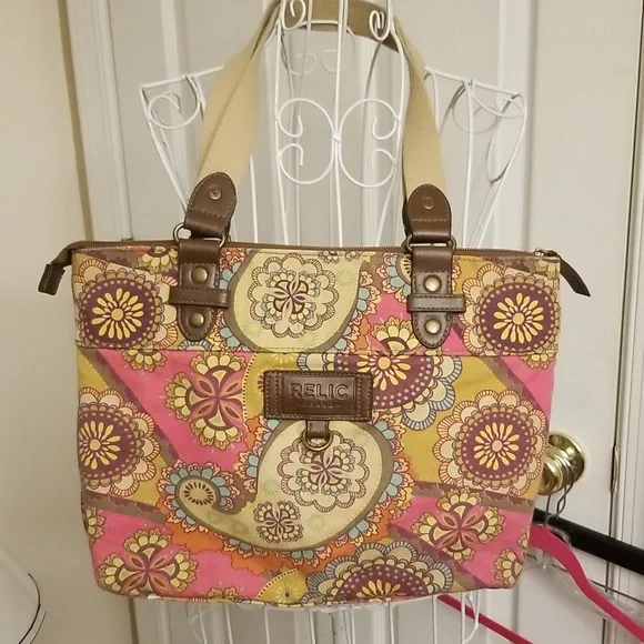 Relic Bags Relic Bag With Floral Design Poshmark